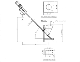 Vertical Screw Conveyor Inlet Outlet Diagram with Dimensions